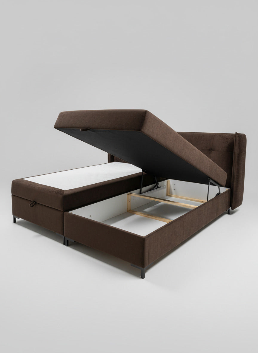 Boxspringbett – 200 x 200 cm mit Bettkasten