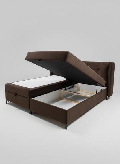 Boxspringbett – 200 x 200 cm mit Bettkasten