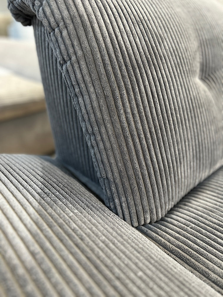 XXL Wohnlandschaft – Moderner Cord-Traum im Riesenformat
