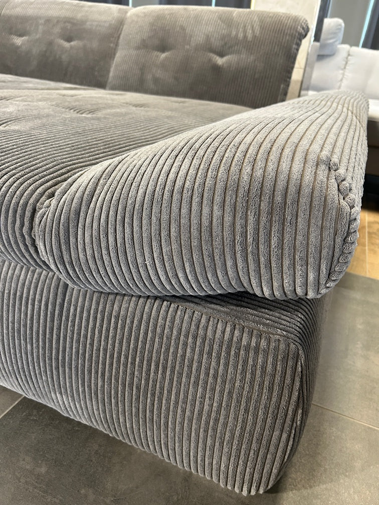 XXL Wohnlandschaft – Moderner Cord-Traum im Riesenformat