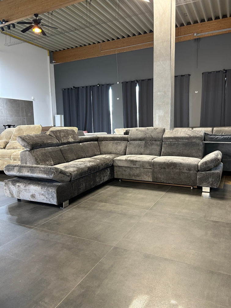 Ecksofa mit Bett und Bettkasten