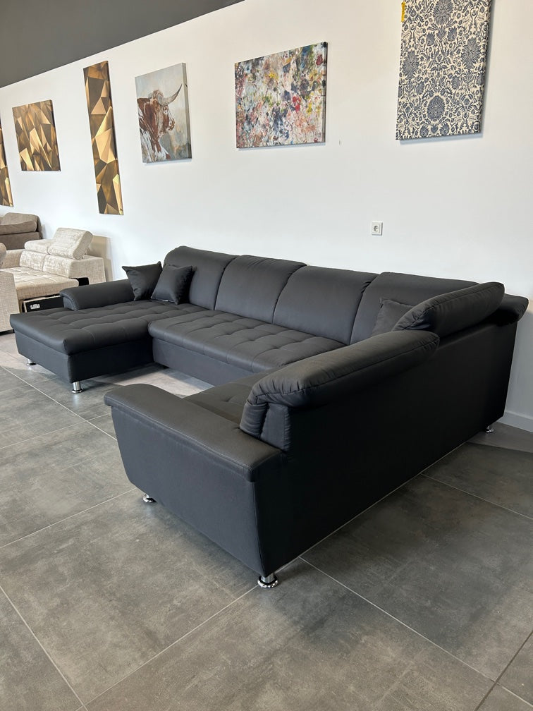 XXL-Wohnlandschaft – Graphite-Design & Bester Sitzkomfort im Sale