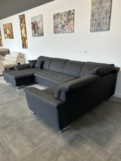 XXL-Wohnlandschaft – Graphite-Design & Bester Sitzkomfort im Sale
