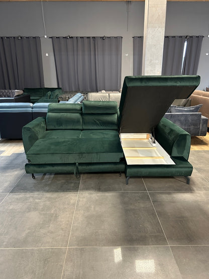 Moderne Polsterecke, Bett, Bettkasten