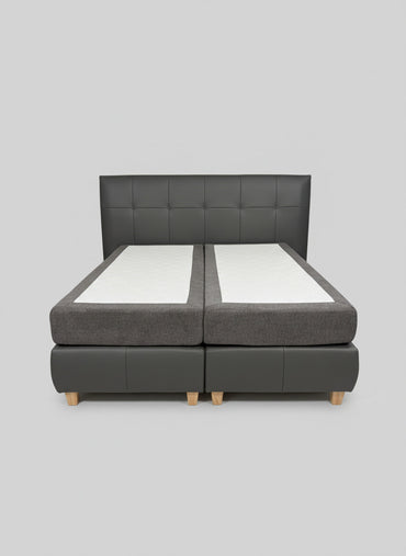 Luxus Boxspringbett 160 x 200 cm, Leder, von ADA