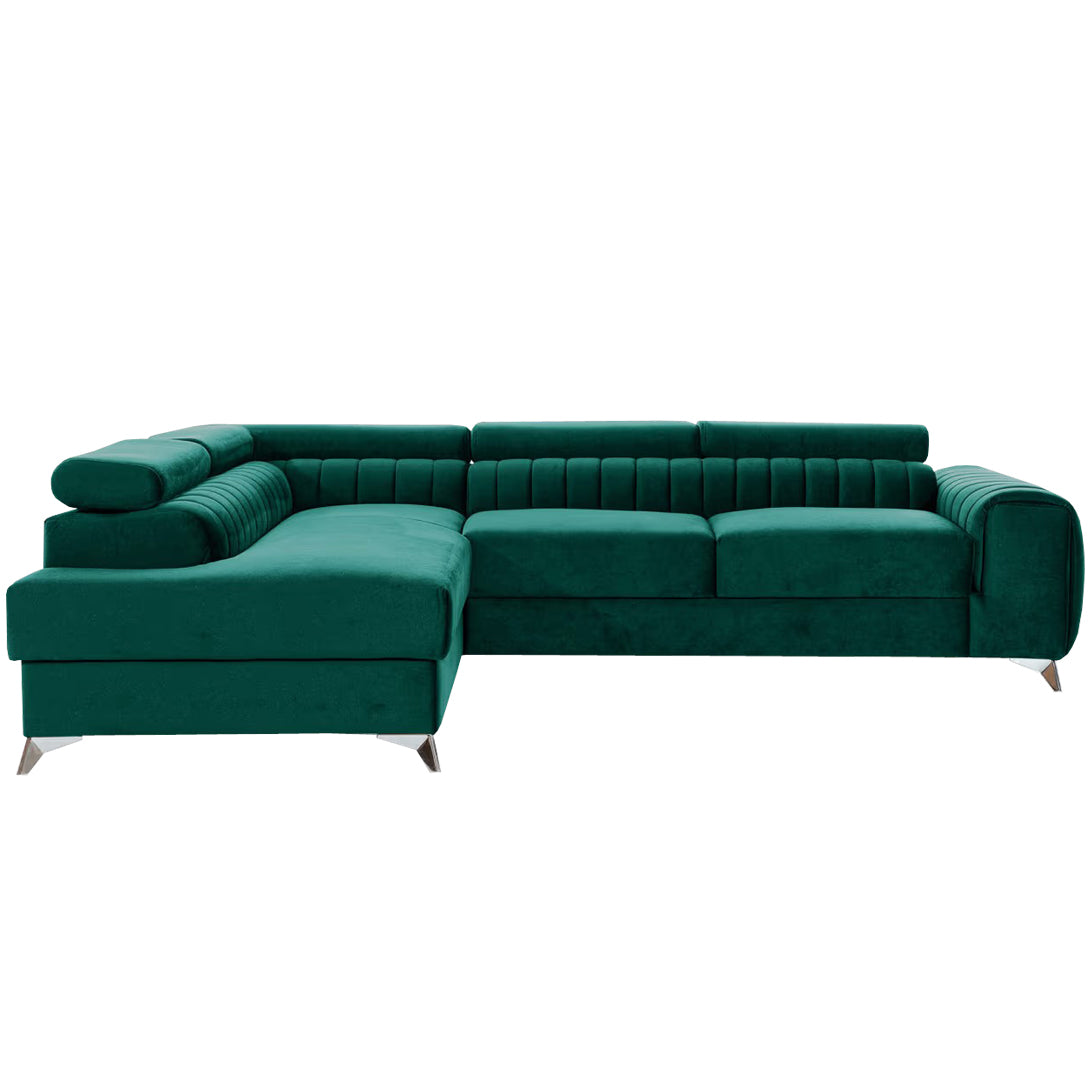 Ecksofa mit Bett und Bettkasten