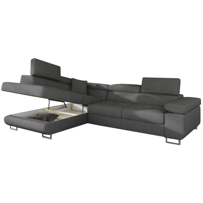 Ecksofa mit Bett und Bettkasten