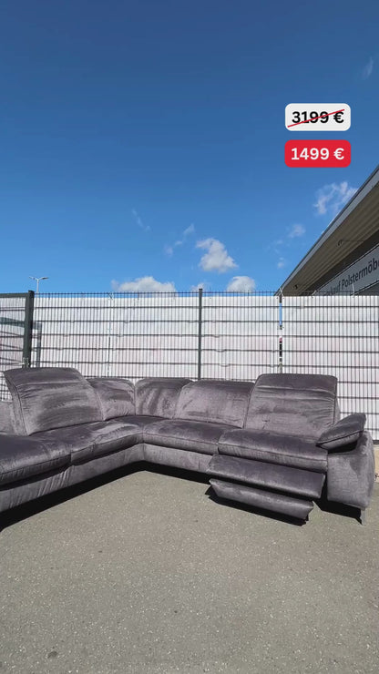 Ecksofa, Relax m. Motor